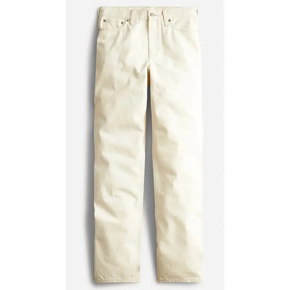 JCrew Slouchy boyfriend jean in ecru
